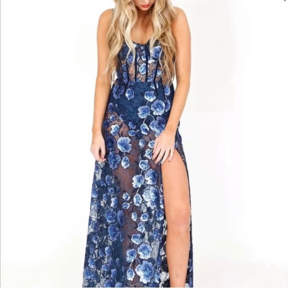Free People For Love & Lemons Victoria Maxi dress